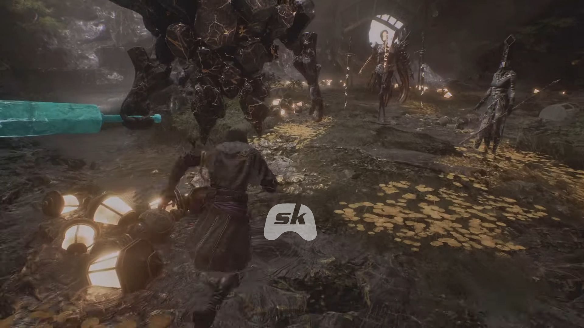 Fighting the trio, including a Hexga (Image via Sportskeeda Gaming || Kepler Interactive)